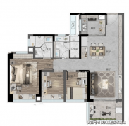 107㎡的户型成为了很多改善型客户
